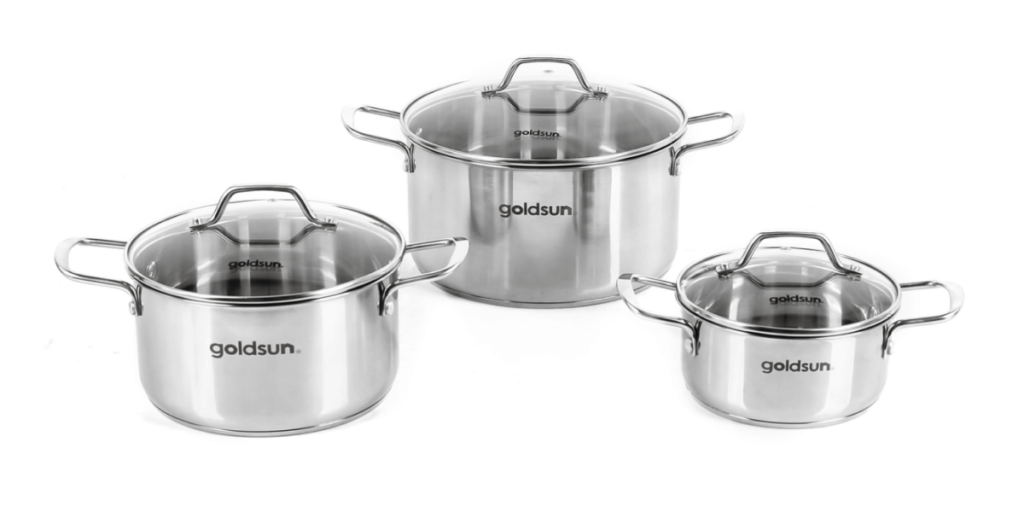 3 piece - stainless set