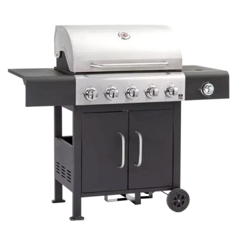 5-Burner Gas Grill, self-ignition