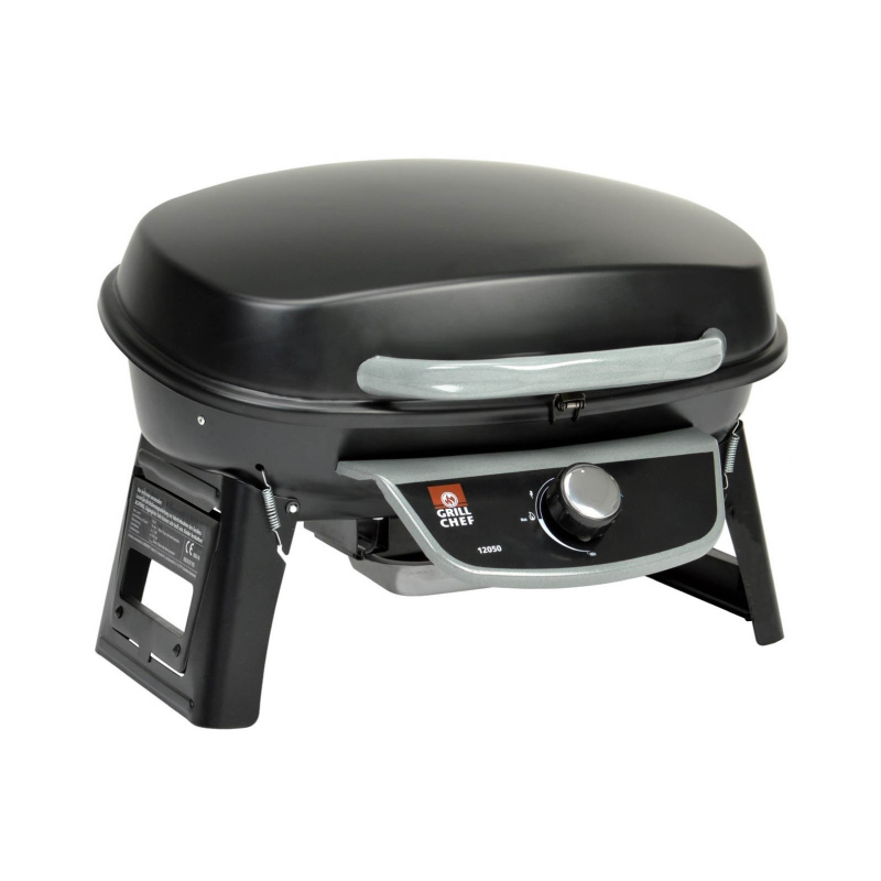 1-Burner Portable Gas BBQ, optional lid color