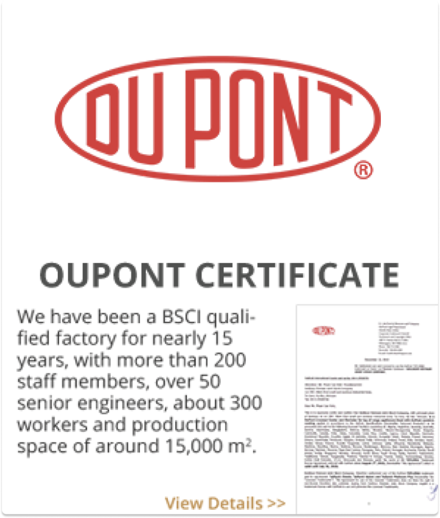 Oupont Certificate