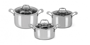 Standard collection - 3 piece set in stainless steel